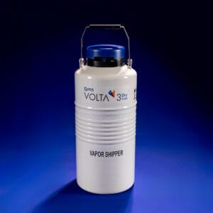 Botijão de nitrogênio transporte MVE Volta 3 DryShipper tanque criogênico a vapor