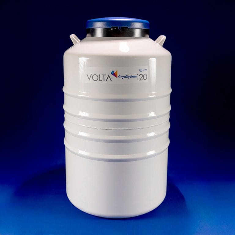 Botijão de nitrogênio MVE Volta CryoSystem 120