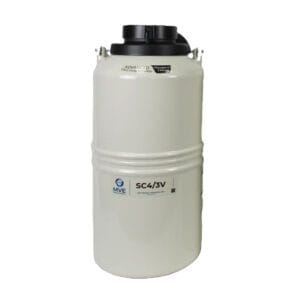 Botijão nitrogênio transporte MVE SC 4/3 V vapor shipper 4.5L nova geração