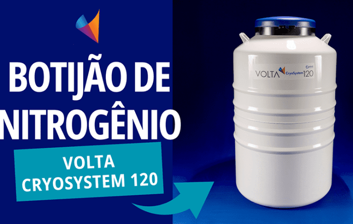 Vídeo | Botijão de Nitrogênio Volta CryoSystem 120-216